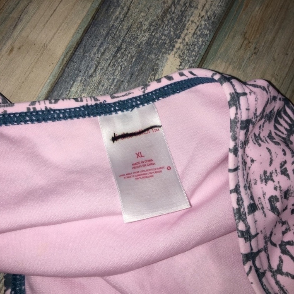 Xhilaration Pink Geometric Bikini Bottoms Women’s XL Patterned Swim - Picture 2 of 4